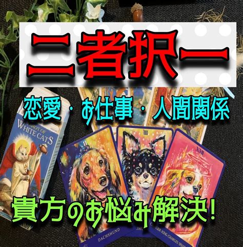 どちら を 選べ ば 幸せ か 占い 無料|二者択一タロット .